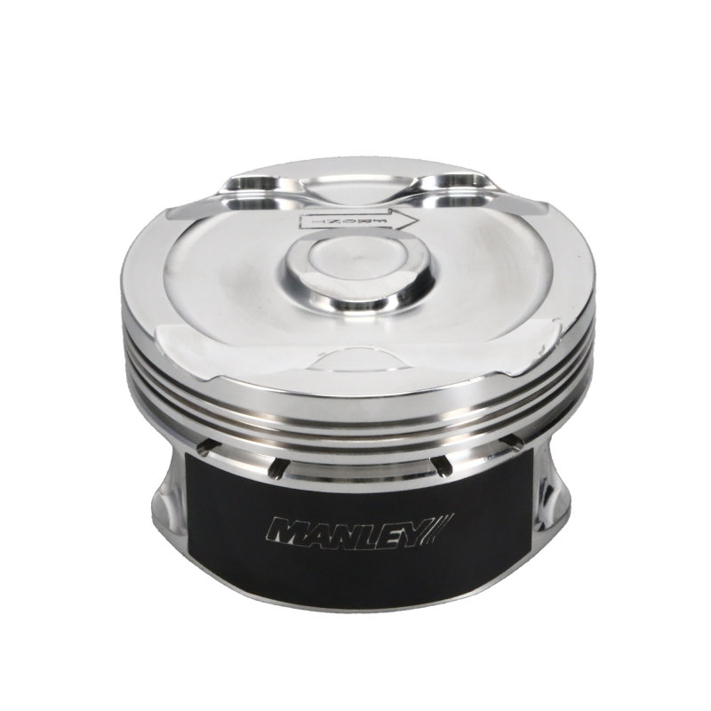 Ford Coyote Piston Set - Manley Performance - 2618 Alloy Forgings + -6cc Dish 3.667in Bore 10:1 CR Platinum - `18-`27